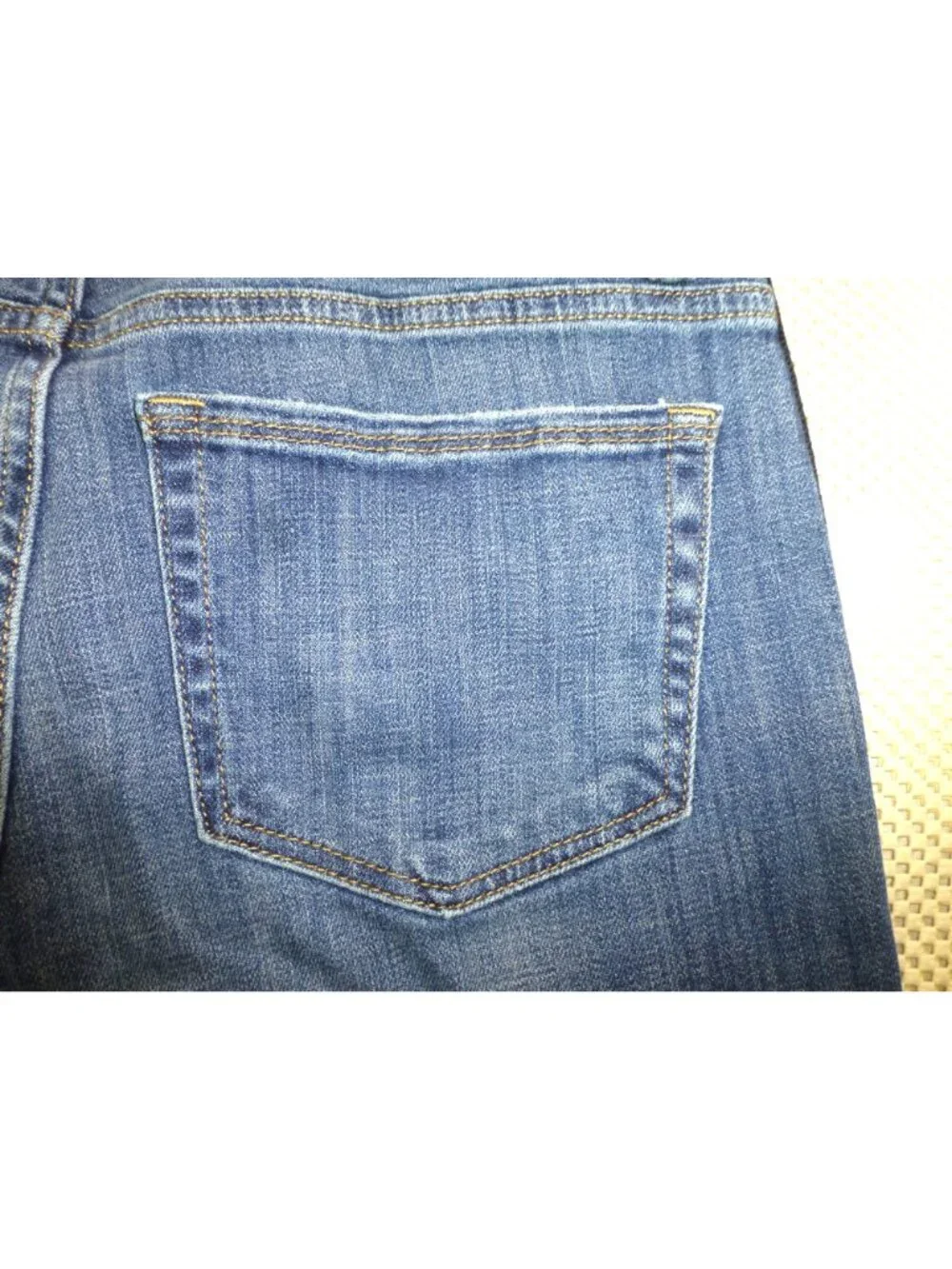 Rock & Republic Womens Blue Jeans W/ Rhinestone Side Stripes 34" Waist 30" Insea - Picture 12 of 15